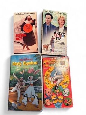 Vintage VHS bundle